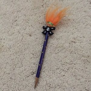 Troll Halloween pencil